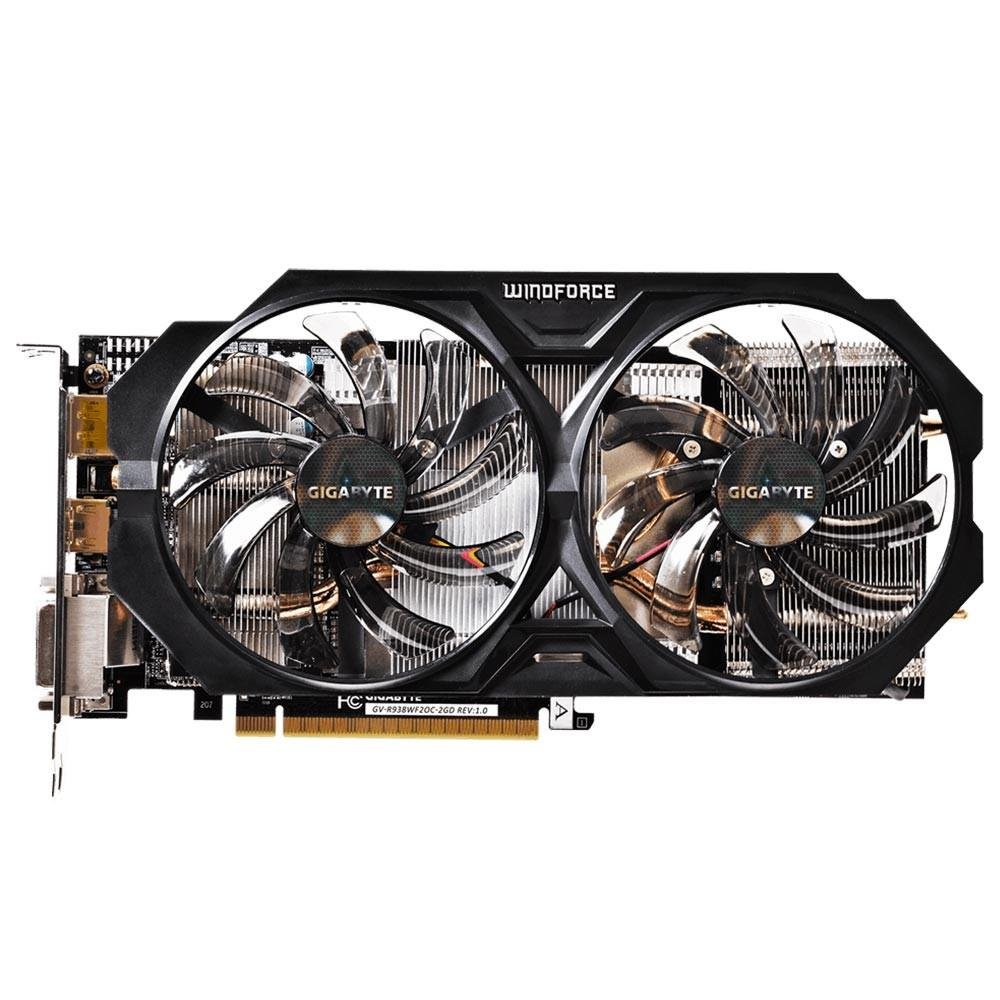 Placa de Vídeo VGA AMD GIGABYTE RADEON R9 380 WINDFORCE OC 2G - GV-R938WF2OC-2GD