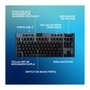 Teclado Mecânico Gamer Sem Fio Logitech G915 X Lightspeed, Design TKL RGB Lightsync, USB ou Bluetooth e Switch GL Tactile, Preto - 920-012715