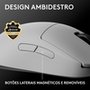 Mouse Gamer Sem Fio Logitech G PRO 2 com Lightspeed, RGB Lightsync, Ambidestro, 4 Botões Programáveis, DPI de 32K, Branco - 910-007301