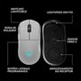 Mouse Gamer Sem Fio Logitech G PRO 2 com Lightspeed, RGB Lightsync, Ambidestro, 4 Botões Programáveis, DPI de 32K, Branco - 910-007301