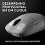 Mouse Gamer Sem Fio Logitech G PRO 2 com Lightspeed, RGB Lightsync, Ambidestro, 4 Botões Programáveis, DPI de 32K, Branco - 910-007301
