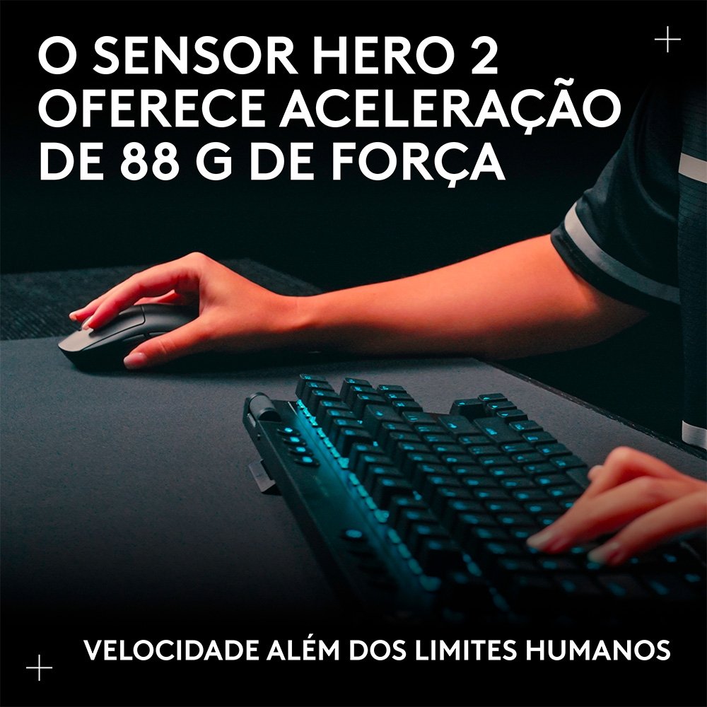 Mouse Gamer Sem Fio ( Balão.info) PRO 2 com ( Balão.info), RGB Lightsync, Ambidestro, 4 Botões Programáveis, DPI de 32K, Branco - 910-( Balão.info - foto 9