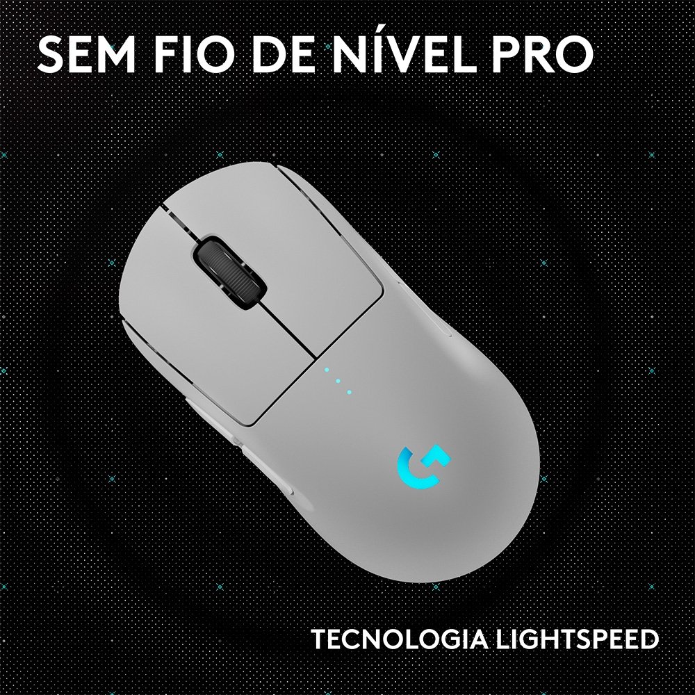 Mouse Gamer Sem Fio ( Balão.info) PRO 2 com ( Balão.info), RGB Lightsync, Ambidestro, 4 Botões Programáveis, DPI de 32K, Branco - 910-( Balão.info - foto 5