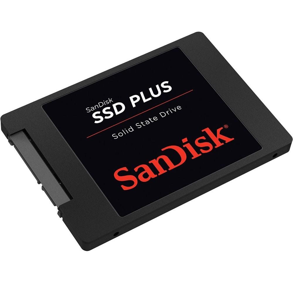 SSD Sandisk PLUS 2.5´ SATA 3.0 (6 Gb/s) 120GB Leitura: 520MB/s  e Gravações: 180MB/s - SDSSDA-120G-G25