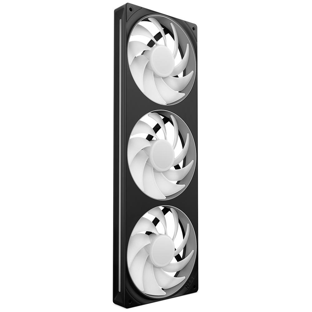 Imagem 6 de 6 do produto Ventoinha NZXT Single-frame F Series, LED RGB Core, 360mm, 3x 120mm, Preto - RF-U36HF-B1