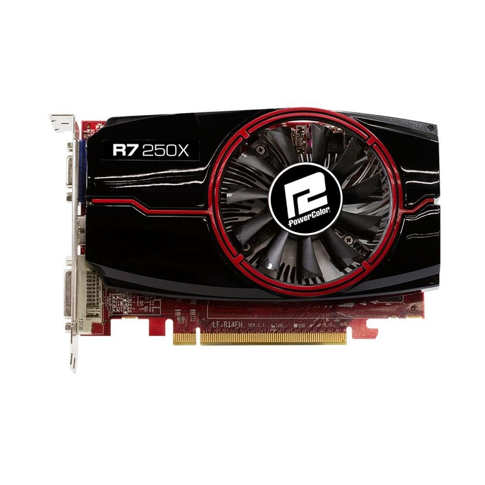 Imagem 2 de 5 do produto Placa de Video VGA Power Color AMD Radeon R7 250X 2GB GDDR5 128 Bits PCI 3.0 - AXR7 2GBD5-HE