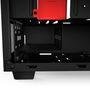 Gabinete NZXT Mid-Tower S340 Preto/Vermelho Lateral em Acrílico CA-S340MB-GR