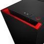 Gabinete NZXT Mid-Tower S340 Preto/Vermelho Lateral em Acrílico CA-S340MB-GR