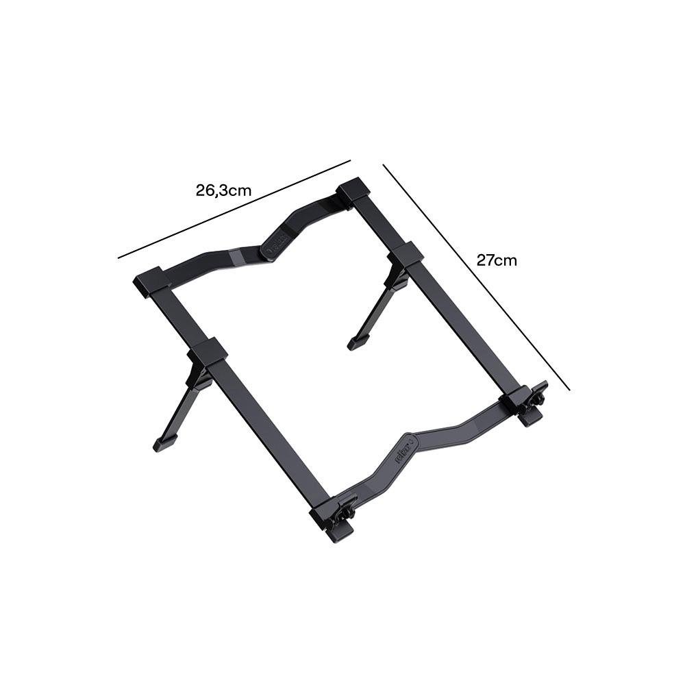 Imagem 3 de 5 do produto Suporte para notebook Reliza, Aluminium Flexível, Preto - 010340