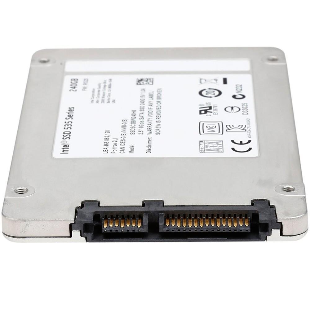 Imagem 3 de 3 do produto SSD Intel 535 2.5´ 240GB SATA 6Gb/s Leituras: 540MB/s e Escritas: 490MB/s - SSDSC2BW240H601