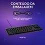 Teclado Mecânico Gamer Logitech G515 TKL,  RGB Ligthsync, USB 2.0, ANSI, Preto - 920-012868