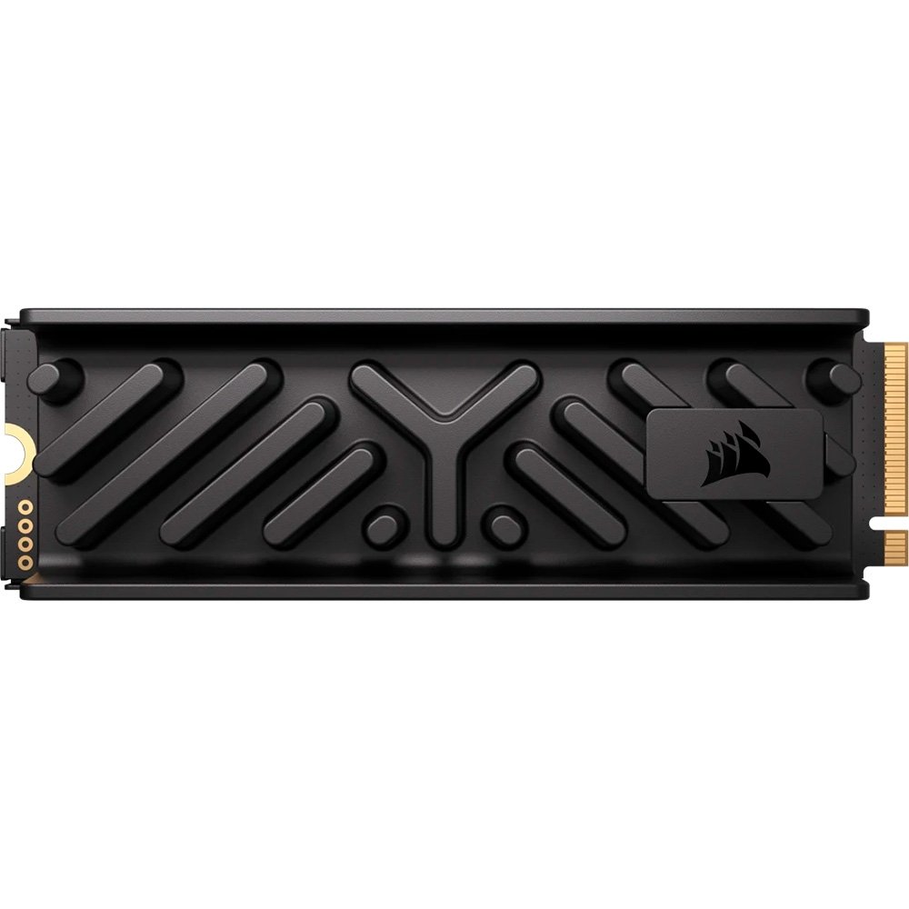 SSD Corsair MP700 ELITE 1TB, with heatsink NVMe PCIe M.2, Leitura até 10.000MB/s, Preto - CSSD-F1000GBMP700EHS