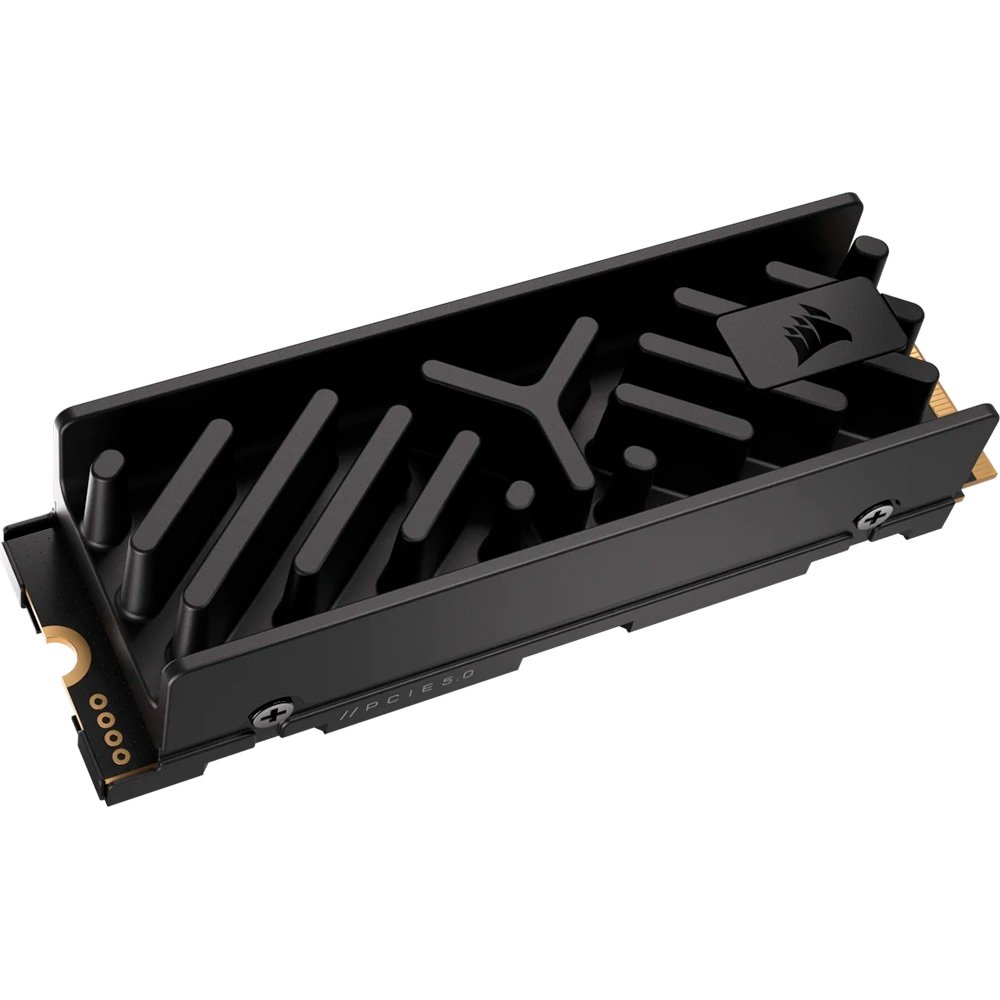SSD Corsair MP700 ELITE 1TB, with heatsink NVMe PCIe M.2, Leitura até 10.000MB/s, Preto - CSSD-F1000GBMP700EHS - view 3