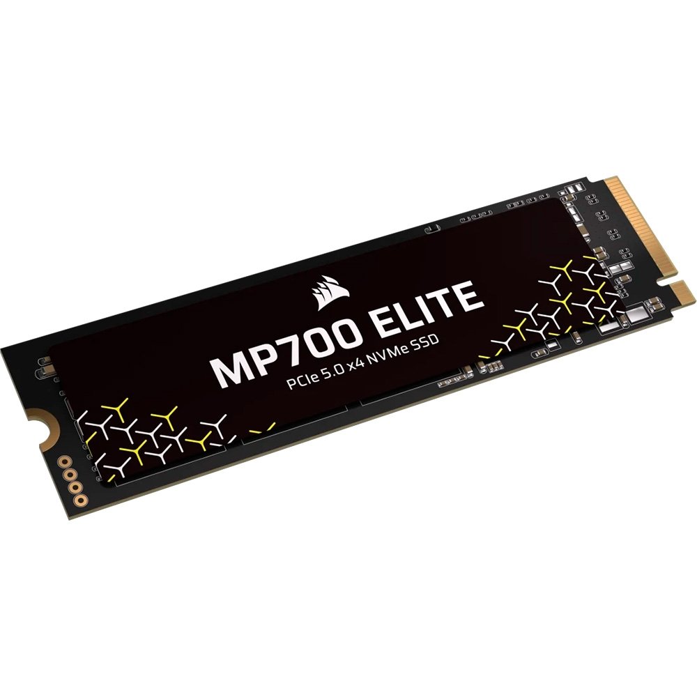 Imagem 3 de 7 do produto SSD Corsair MP700 ELITE, 1TB, M.2 2280, PCIe 5.0 x4, NVMe, Leitura: 10000 MB/s, Gravação: 8500 MB/s, Preto - CSSD-F1000GBMP700ENH