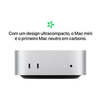 Mac mini Apple Chip M4, 16GB, SSD 256GB | KaBuM!