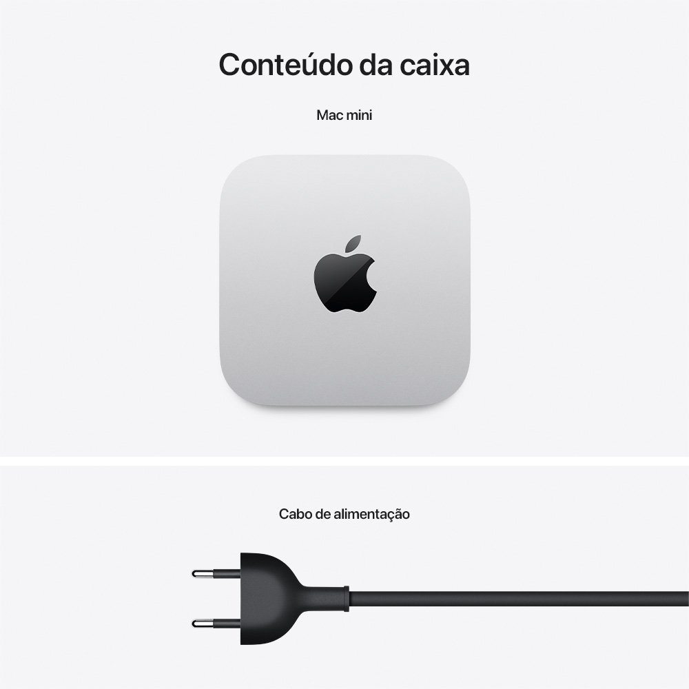 Mac mini Apple Chip M4, 16GB, SSD 512GB | KaBuM! Mac mini Apple Chip M4, 16GB, SSD 512GB | KaBuM!