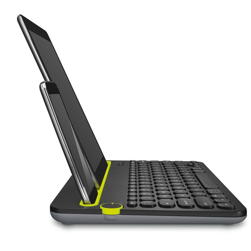 Imagem 4 de 6 do produto Teclado sem fio Logitech K480 com Suporte Integrado para Smartphone e Tablet, Bluetooth Easy-Switch para 3 dispositivos - 920-006348