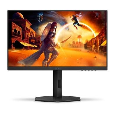 "Monitor Gamer AOC 24"", Full HD, 180Hz, 0.5ms, IPS, DisplayPort e HDMI, Altura Ajustável, Preto - 24G4/P"