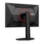 Monitor Gamer AOC 24", Full HD, 180Hz, 0.5ms, IPS, DisplayPort e HDMI, Altura Ajustável, Preto - 24G4/P
