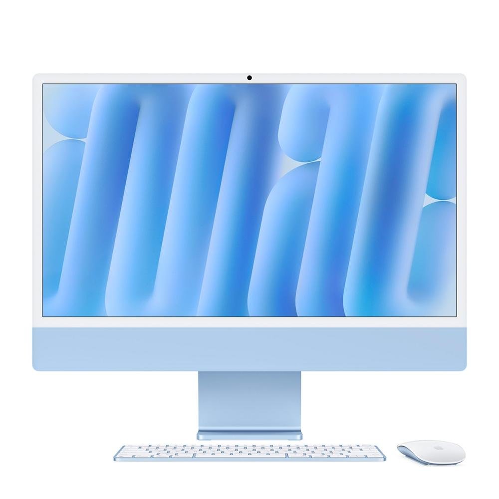 iMac Apple Tela Retina 24" 4.5K, Chip M4, CPU 10 Núcelos, GPU 10 Núcleos, Neural Engine de 16 Núcleos, 24GB RAM, 512GB SSD, Azul - MD2T4BZ/A iMac Apple Tela Retina 24" 4.5K, Chip M4, CPU 10 Núcelos, GPU 10 Núcleos, Neural Engine de 16 Núcleos, 24GB RAM, 512GB SSD, Azul - MD2T4BZ/A