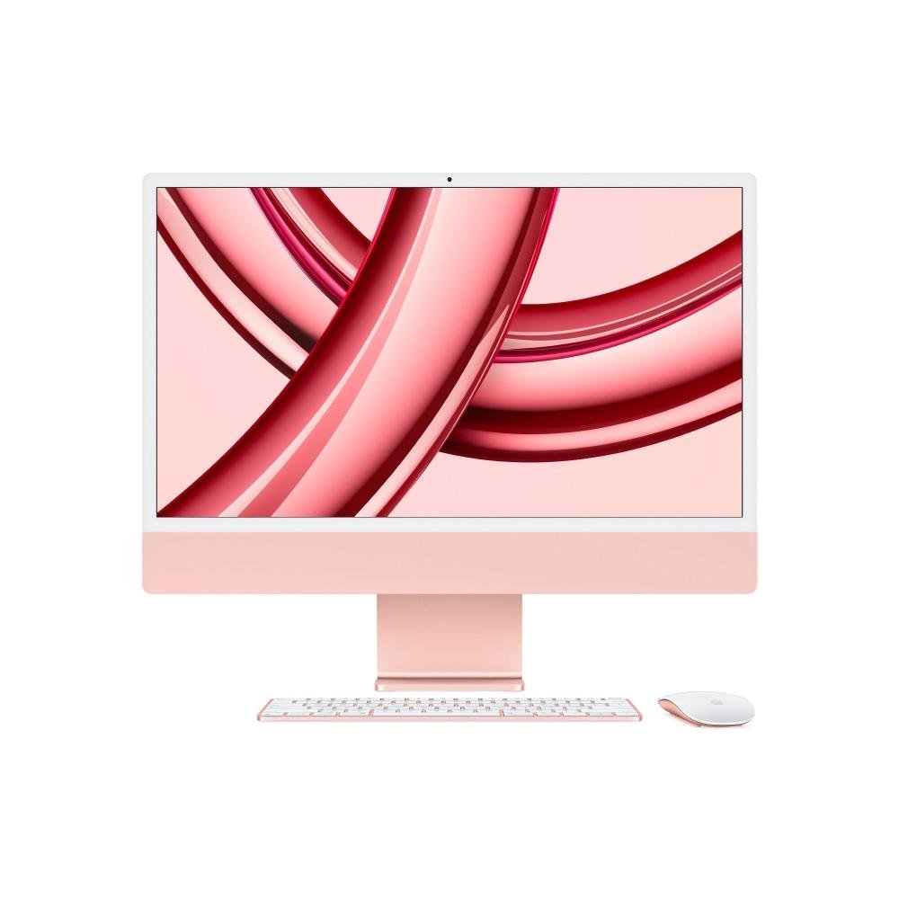 iMac Apple Tela Retina 24" 4.5K, Chip M4, CPU 10 Núcleos, GPU 10 Núcleos, Neural Engine de 16 Núcleos, 16GB RAM, SSD 512GB, Rosa - MWV53BZ/A