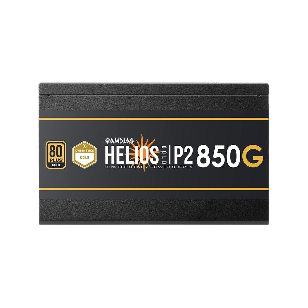 Fonte Gamdias Helios P2-850G, 850W, 80 Plus Gold, Sem cabo, Preto - HELIOS P2-850G L.A Fonte Gamdias Helios P2-850G, 850W, 80 Plus Gold, Sem cabo, Preto - HELIOS P2-850G L.A