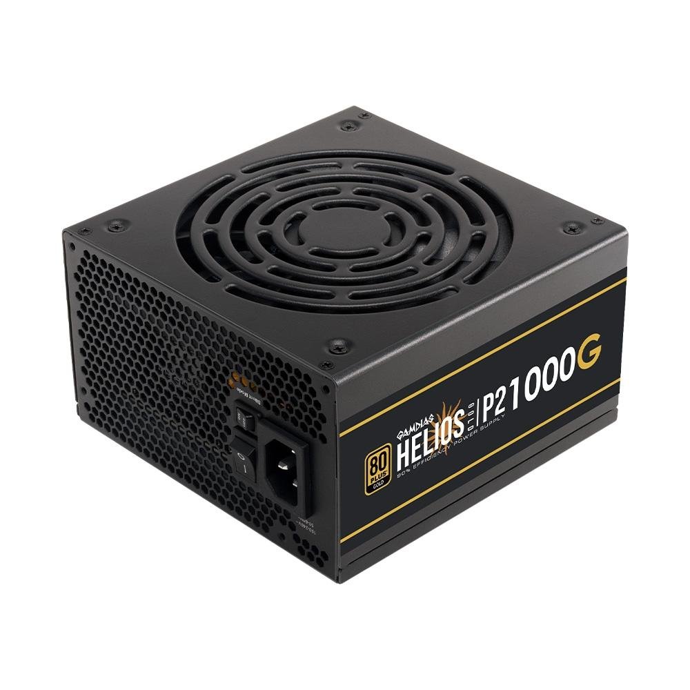 Fonte Gamdias Helios P2-1000G, 1000W, 80 Plus Gold, Sem Cabo, Preto - HELIOS P2-1000G L.A - view 2