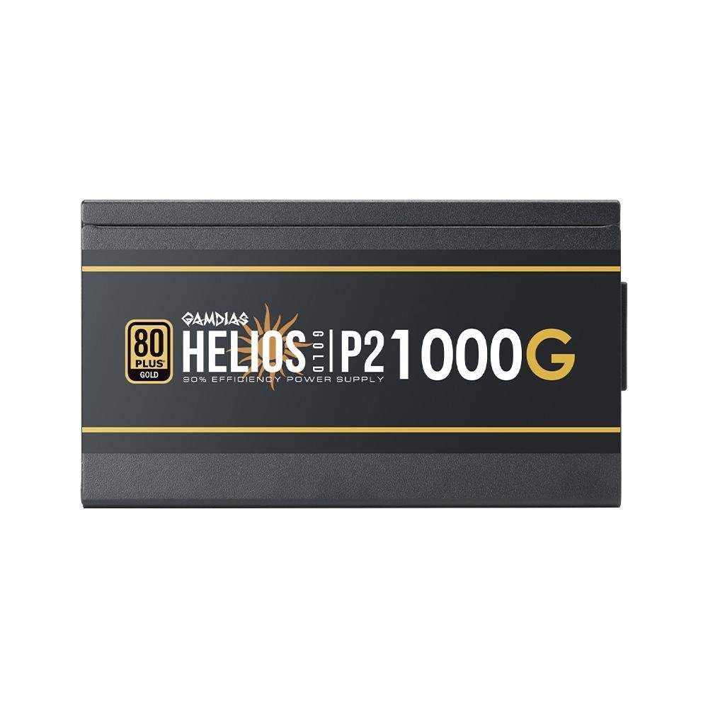 Fonte Gamdias Helios P2-1000G, 1000W, 80 Plus Gold, Sem Cabo, Preto - HELIOS P2-1000G L.A - view 6