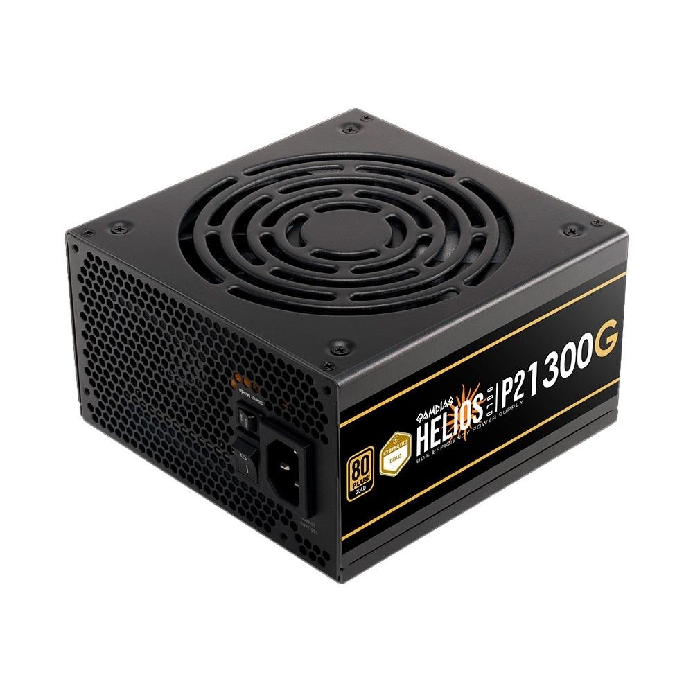 Fonte Gamdias Helios P2-1300G, 1300W, 80 Plus Gold, Sem Cabo, Preto - HELIOS P2-1300G L.A