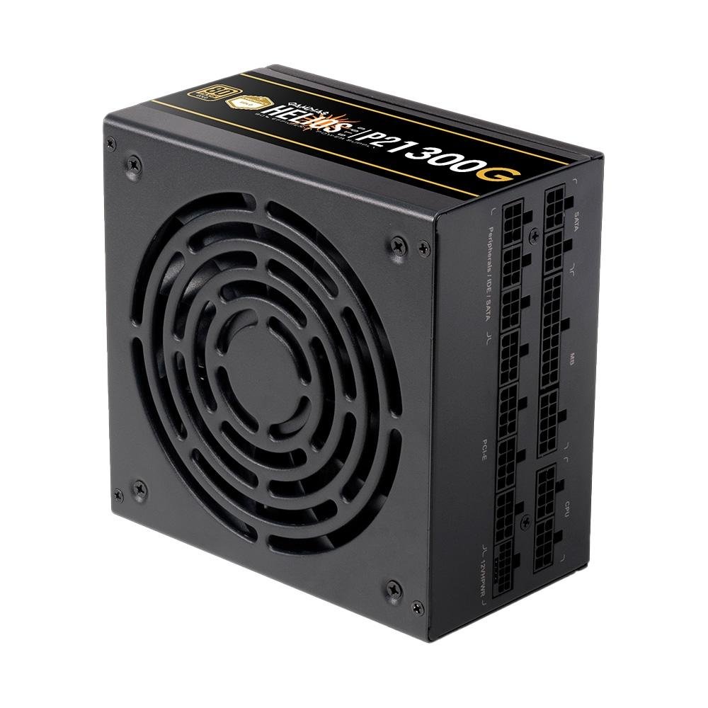 Fonte Gamdias Helios P2-1300G, 1300W, 80 Plus Gold, Sem Cabo, Preto - HELIOS P2-1300G L.A