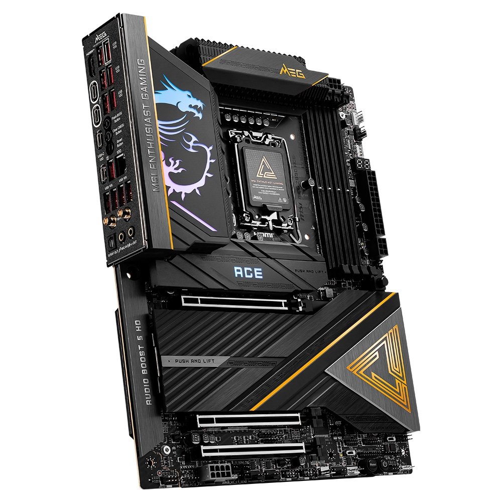 Placa-Mãe MSI MEG Z890 ACE, LGA 1851, DDR5 | KaBuM