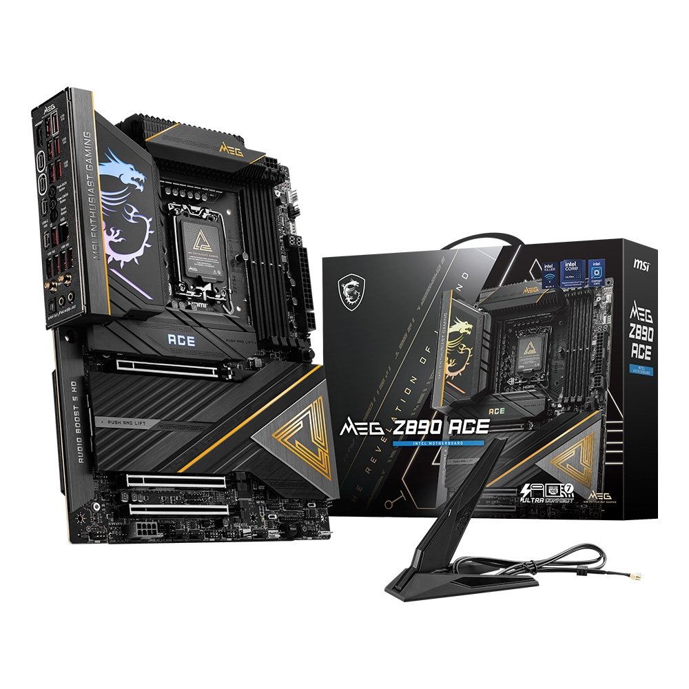 Placa-Mãe MSI MEG Z890 Ace, Intel, DDR5, ATX, Wi-Fi 7 e Bluetooth 5.4, Preto - 911-7E22-001 5