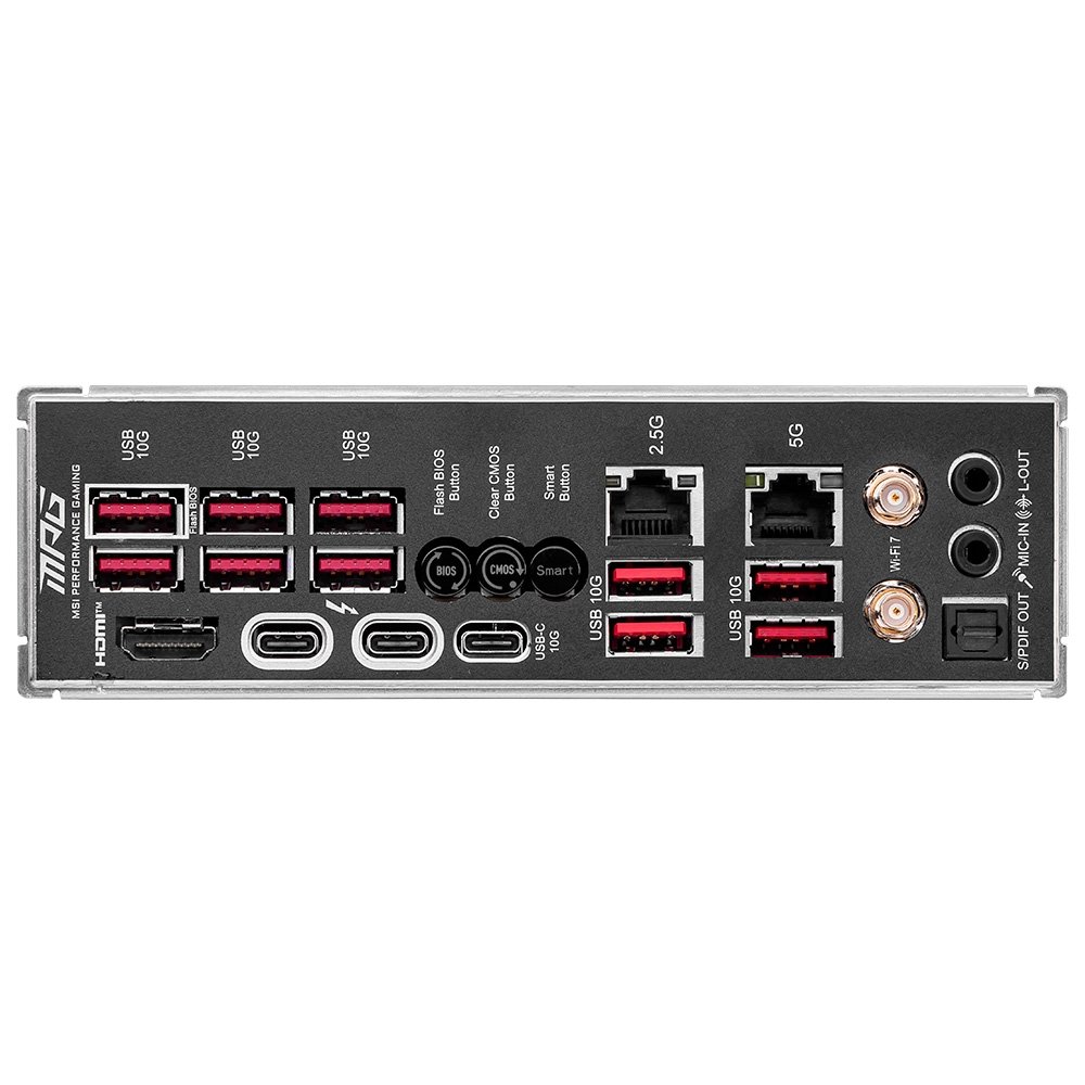 Imagem 7 de 9 do produto Placa-Mãe MSI MPG Z890 Carbon, Intel, DDR5, ATX, Wi-Fi 7 e Bluetooth 5.4, Preto - 911-7E17-001