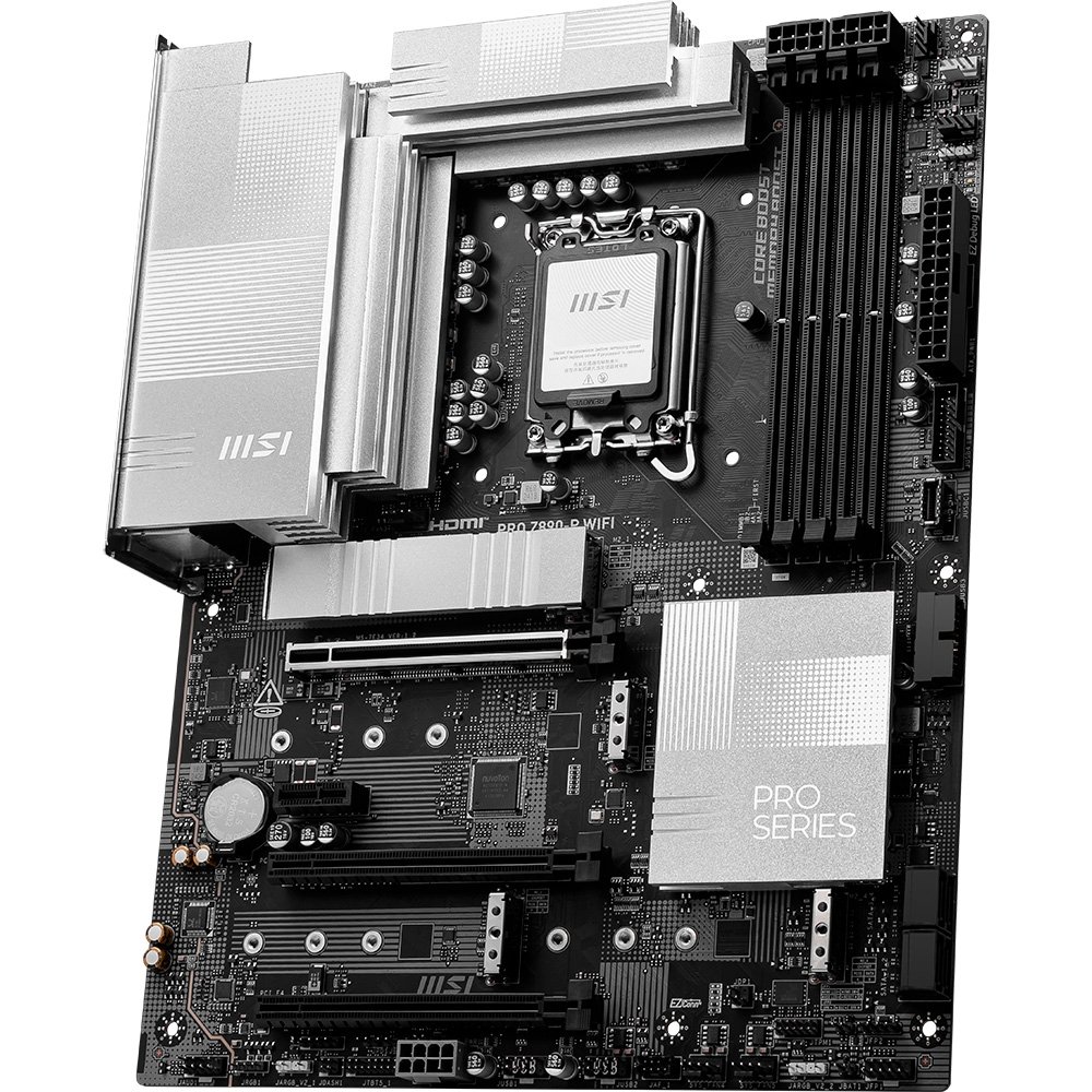 Placa-Mãe MSI PRO Z890-P, Intel, DDR5, ATX, Wi-Fi 7 e Bluetooth 5.4, Preto - 911-7E34-001