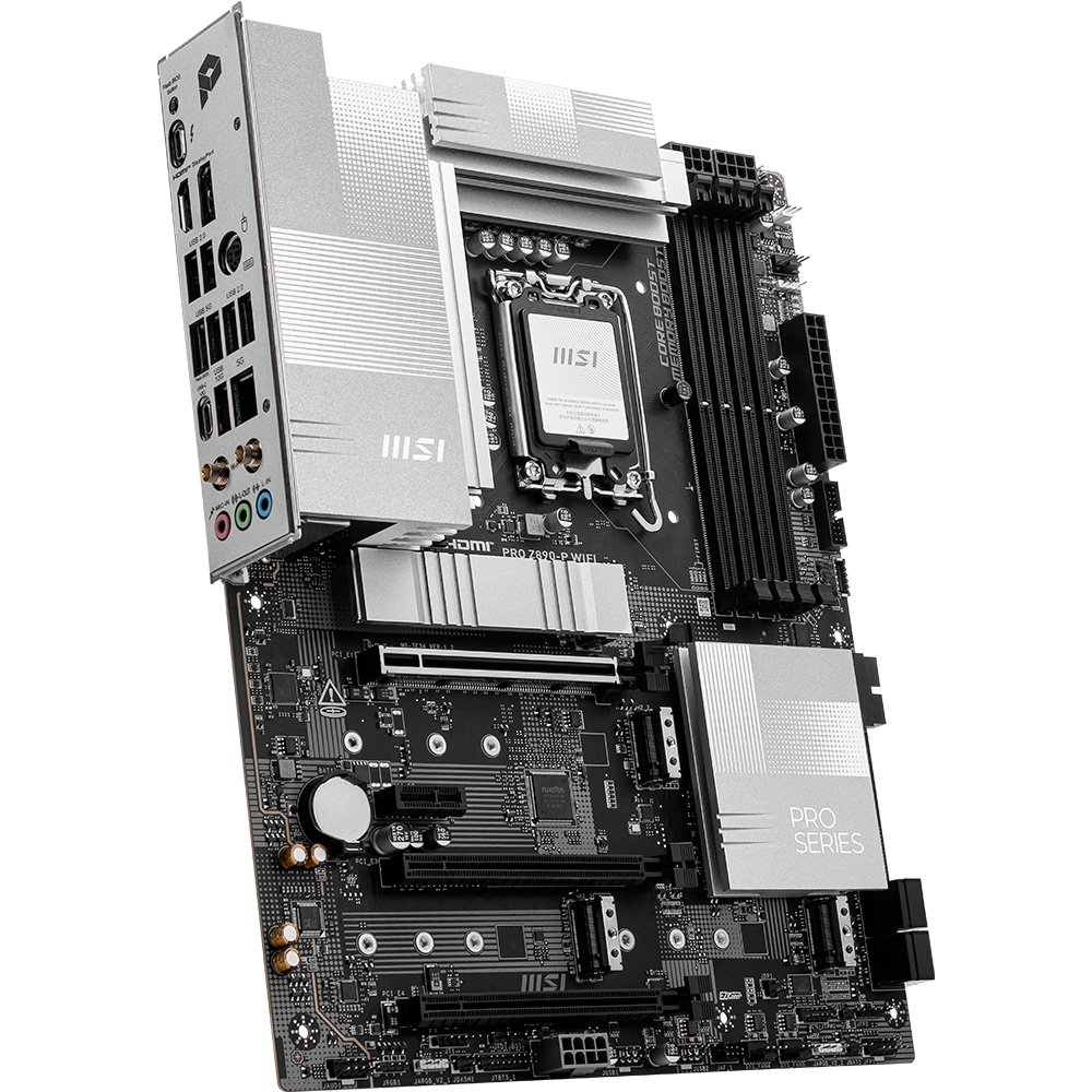 Imagem 6 de 6 do produto Placa-Mãe MSI PRO Z890-P, Intel, DDR5, ATX, Wi-Fi 7 e Bluetooth 5.4, Preto - 911-7E34-001