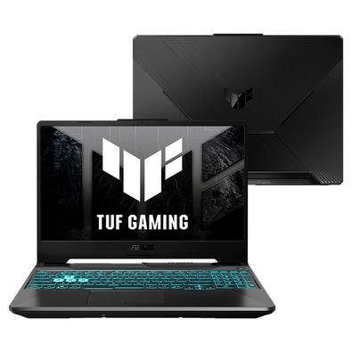 "Notebook Gamer ASUS TUF Gaming A15, AMD RYZEN 7 7435HS, 16GB RAM, 512GB SSD, RTX 2050, W11 Home, 15,6"" FHD, Preto Grafite - FA506NFR-HN060W"
