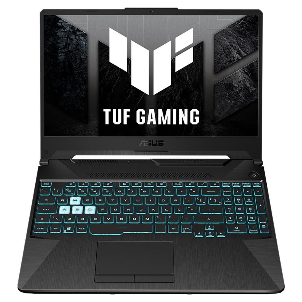Imagem 13 de 22 do produto Notebook Gamer ASUS TUF Gaming A15, AMD RYZEN 7 7435HS, 8GB RAM, 512GB SSD, RTX 2050 KeepOS, 15,6" FHD, Preto Grafite - FA506NFR-HN069