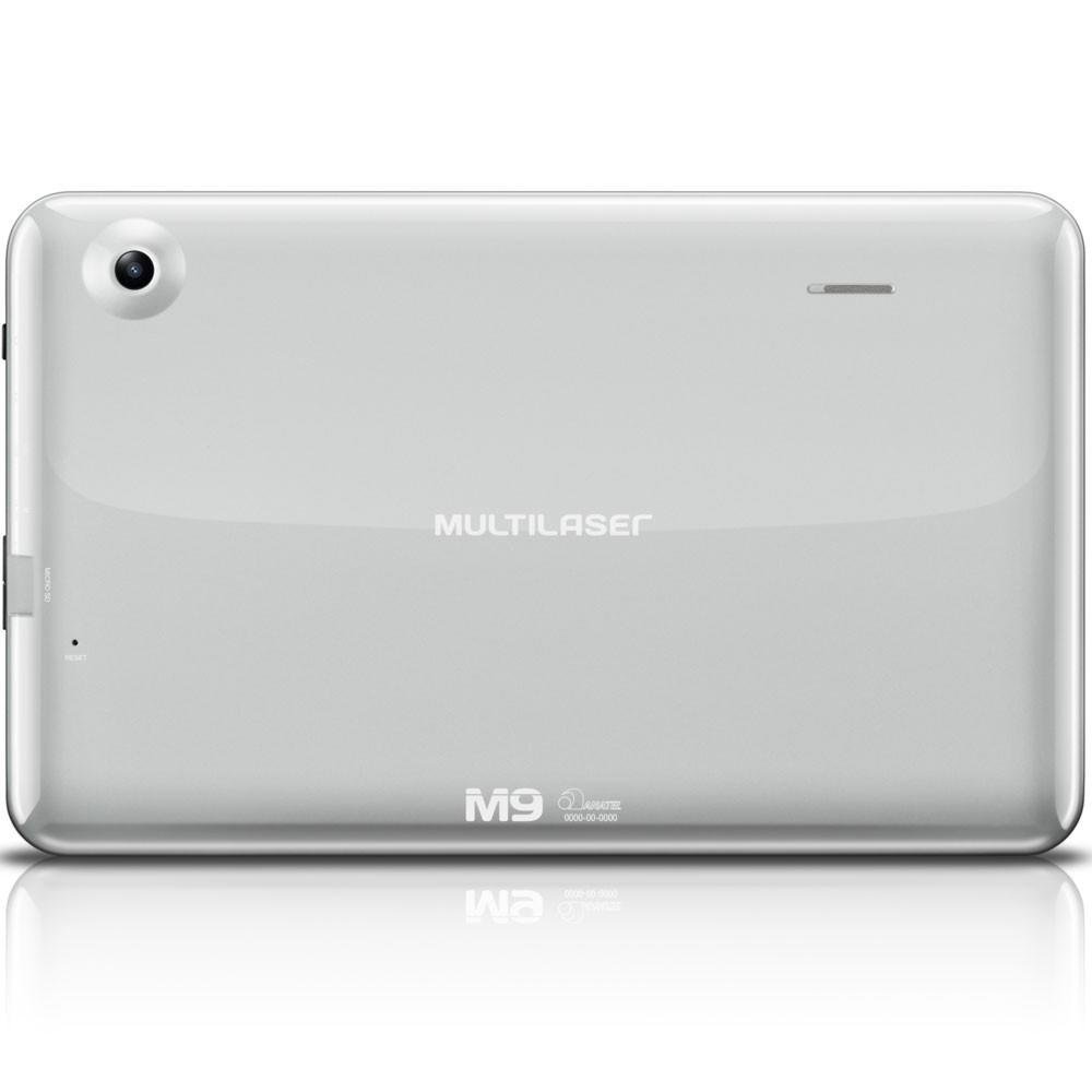 Imagem 4 de 7 do produto Tablet Multilaser M9 Quad Core Android  4.4, Câmera 2.0, Cinza - NB173
