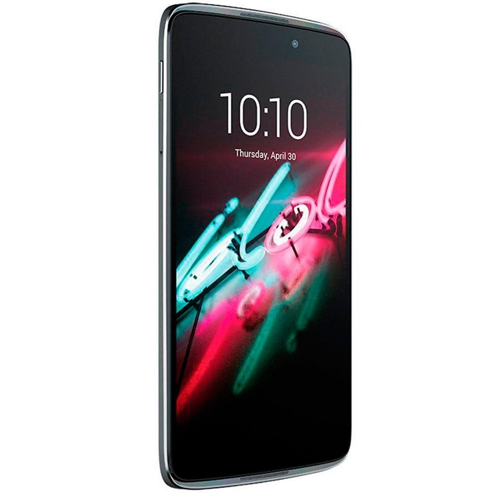 Smartphone Alcatel Idol 3 6039J Quad Core 1.2Ghz, Android 5.0, Tela 4.7´, 16GB, Câmera 13MP, 4G, Dual Chip, Desbloqueado - Dark Gray