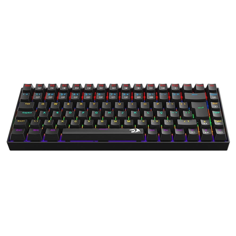 Teclado Mecânico Gamer ( Balão.info) Phantom, Iluminação Rainbow, Switch Marrom, Cabo USB-C Removível, ( Balão.info), Preto - K629-KB (PT-BROWN - foto 2