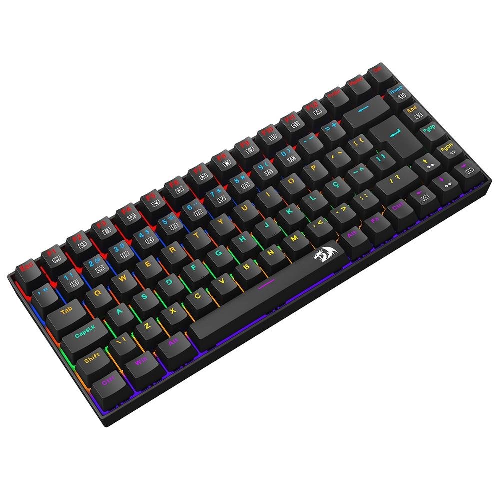 Teclado Mecânico Gamer ( Balão.info) Phantom, Iluminação Rainbow, Switch Marrom, Cabo USB-C Removível, ( Balão.info), Preto - K629-KB (PT-BROWN - foto 5