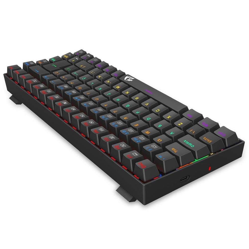 Teclado Mecânico Gamer ( Balão.info) Phantom, Iluminação Rainbow, Switch Marrom, Cabo USB-C Removível, ( Balão.info), Preto - K629-KB (PT-BROWN - foto 6