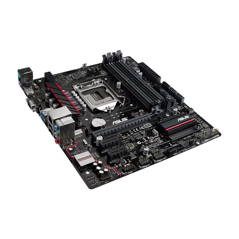 Imagem 2 de 6 do produto Placa-Mãe ASUS p/ Intel LGA 1150 mATX B85M-GAMER, 4xDDR3, HDMI/VGA, Rede Intel, Áudio SupremeFX, 6 SATA, Digi+VRM, Gamers Guardian
