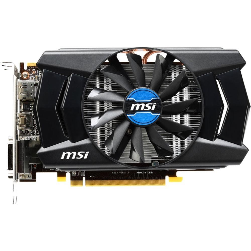 Imagem 2 de 4 do produto Placa De Vídeo VGA MSI Radeon R7 260X 2GB GDDR5 PCI-Express 3.0 Directx11.1 2GD5-OC-2GB