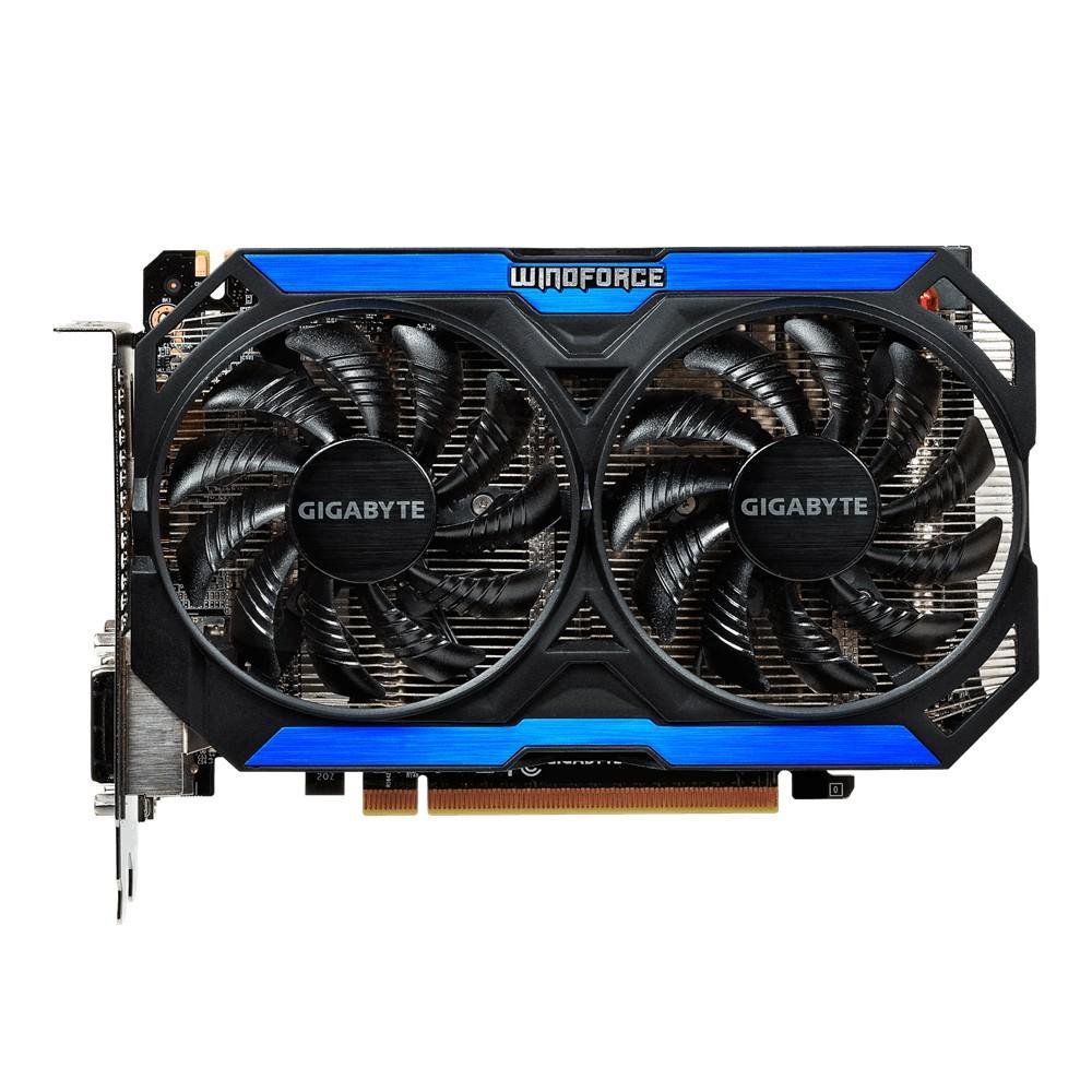 Placa de Vídeo VGA GigaByte GeForce GTX 960 2GB GDDR5 128-bits OC Guru II WINDFORCE 3D Ready PCI-E 3.0 GV-N960OC-2GD Placa de Vídeo VGA GigaByte GeForce GTX 960 2GB GDDR5 128-bits OC Guru II WINDFORCE 3D Ready PCI-E 3.0 GV-N960OC-2GD