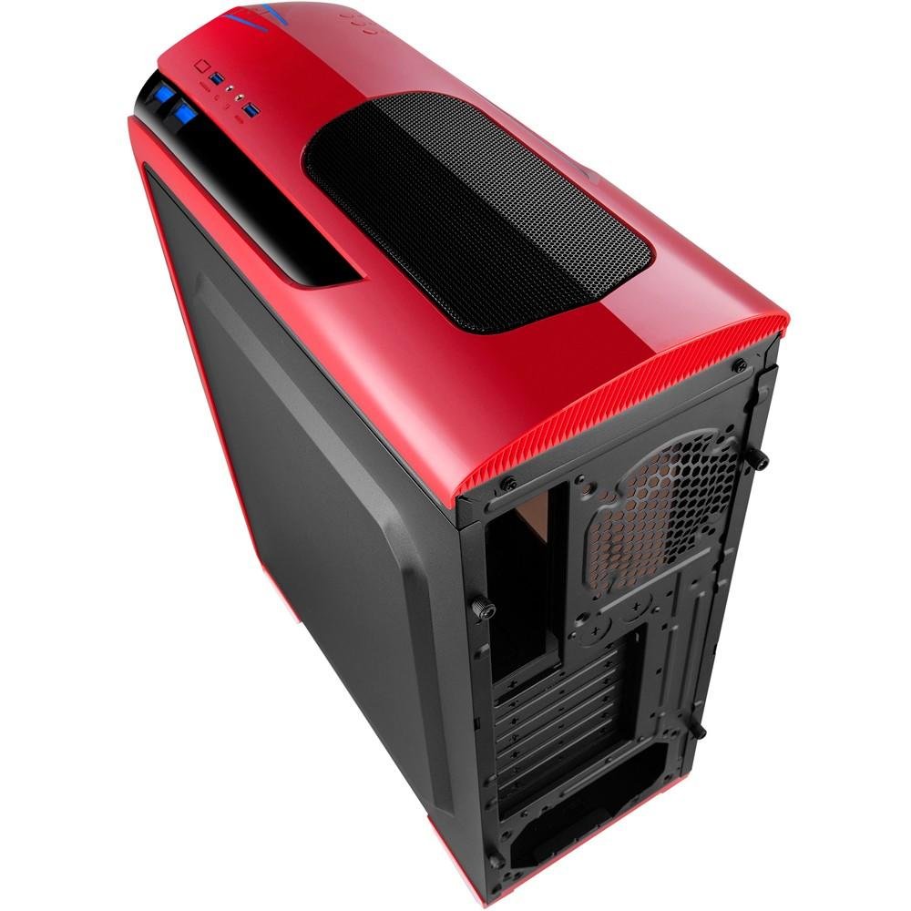 Imagem 7 de 9 do produto Gabinete Spire X2 Gamer Isolatic Vermelho sem Fonte X2-6020R-CE/R-2U3