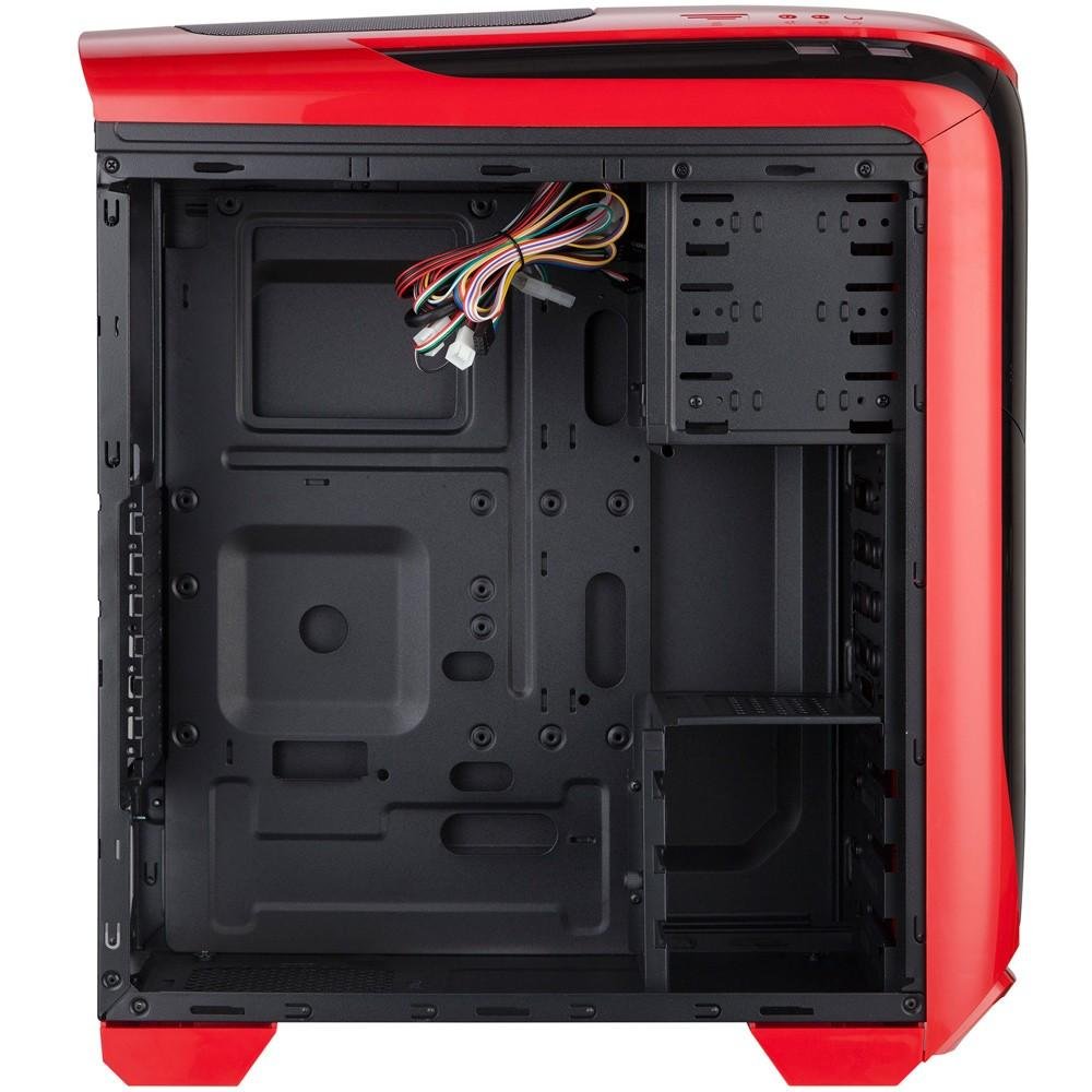 Imagem 6 de 9 do produto Gabinete Spire X2 Gamer Isolatic Vermelho sem Fonte X2-6020R-CE/R-2U3