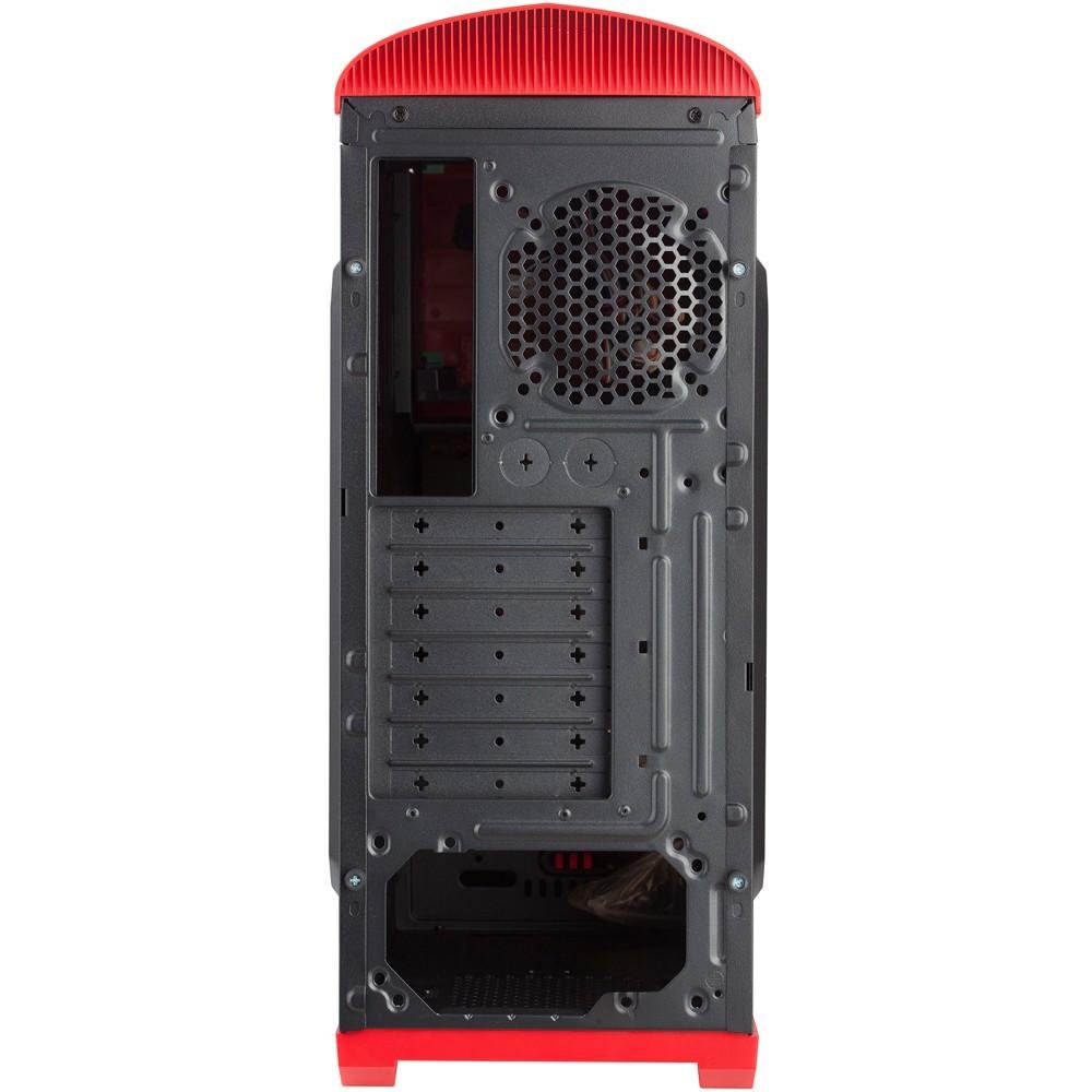 Imagem 2 de 9 do produto Gabinete Spire X2 Gamer Isolatic Vermelho sem Fonte X2-6020R-CE/R-2U3