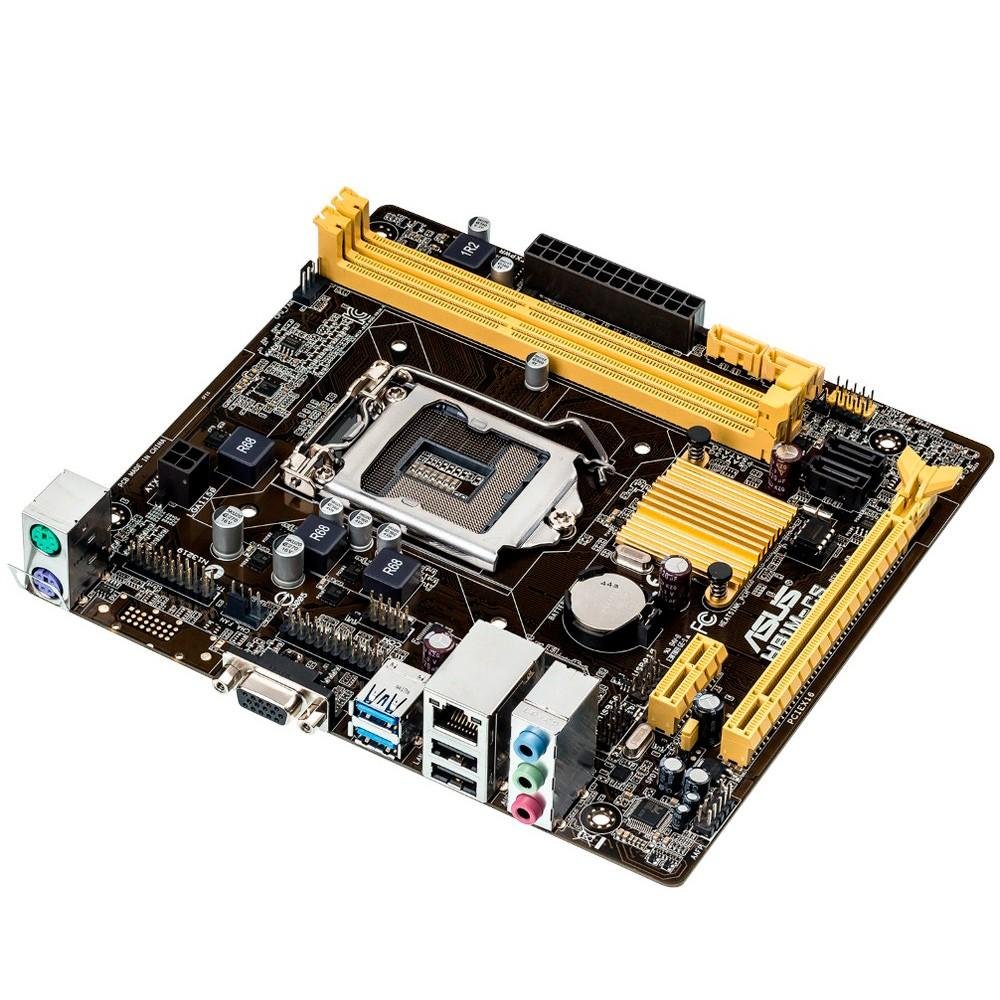 Placa-Mãe ASUS p/ Intel LGA 1150 mATX, H81M-CS/BR, 2xDDR3, VGA, USB3.0, SATA6GB/s, Conector TPM, Rede Gigabit