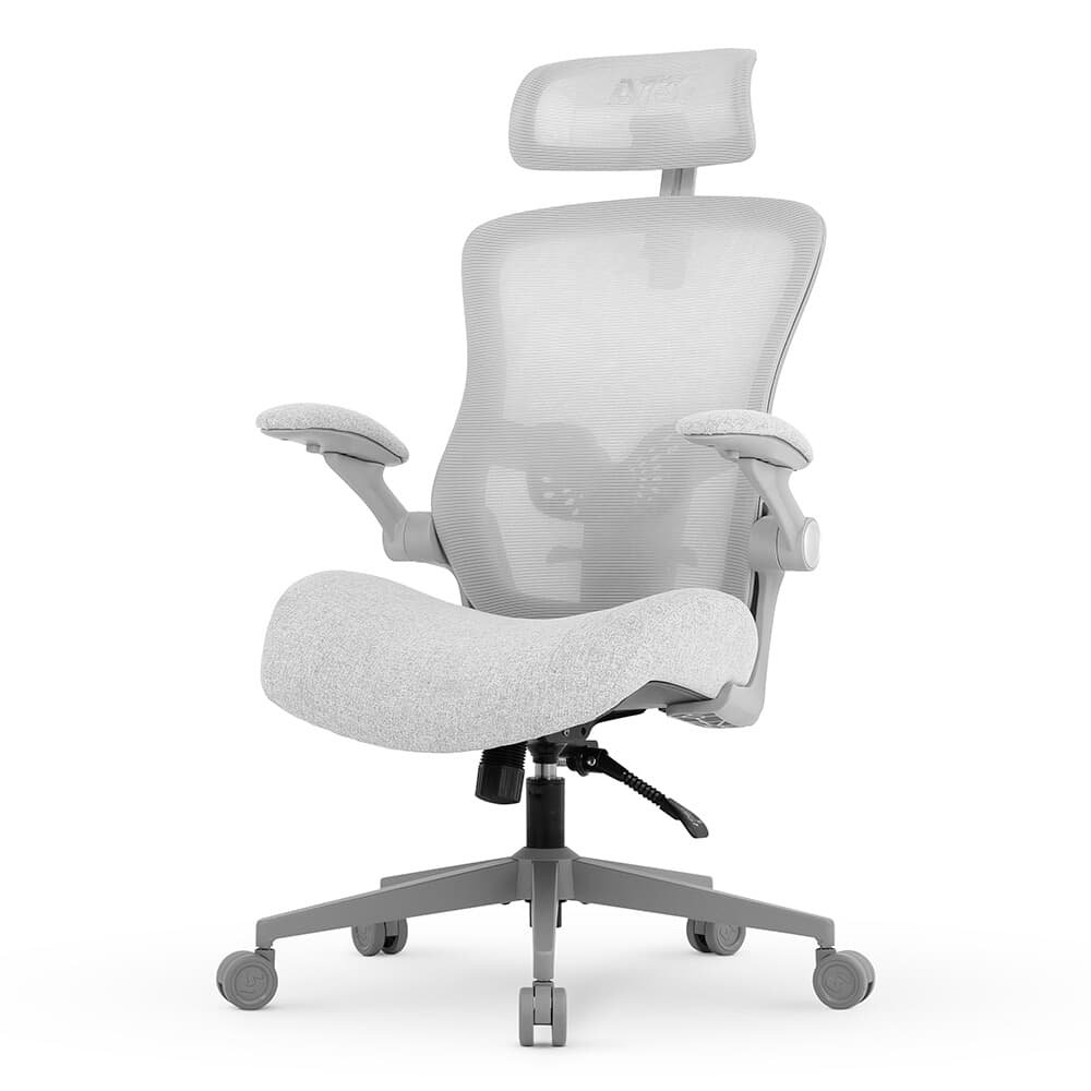 Cadeira de Escritório Ergonômica DT3 Vita Super H, Até 110Kg, Com Apoio de Cabeça, Cinza - 14392-9 - view 4
